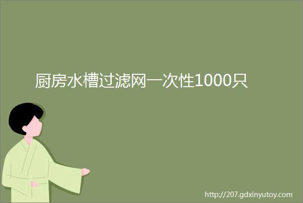 厨房水槽过滤网一次性1000只